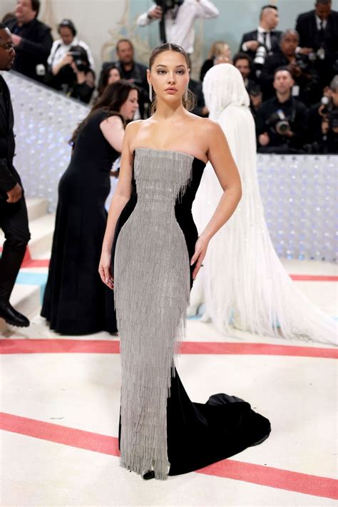 MADELYN CLINE at 2023 Met Gala Celebrating Karl Lagerfeld: A Line of