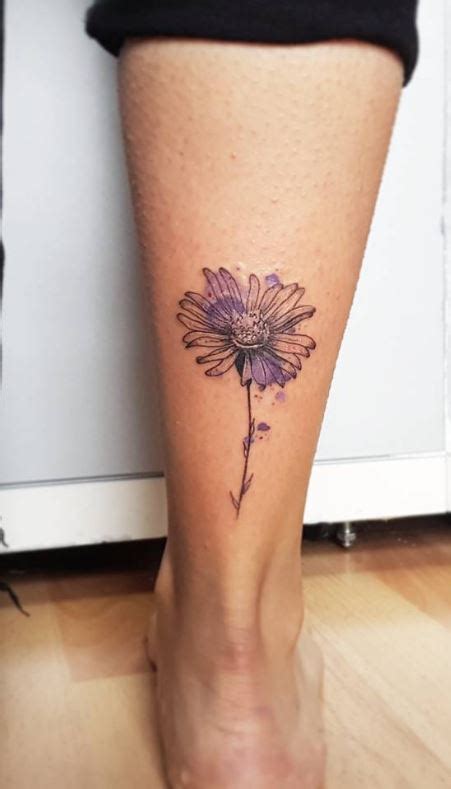 50 Meaningful Aster Tattoos, Designs & Ideas - Tattoo Me Now