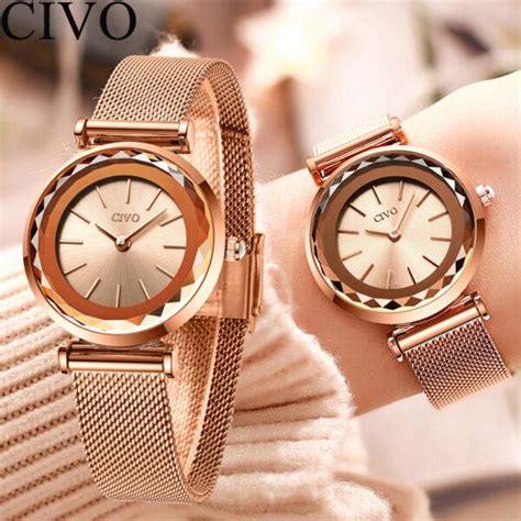 Женские часы CIVO 8107C | Mesh Band Rose Gold, цена 238 грн — Prom.ua ...