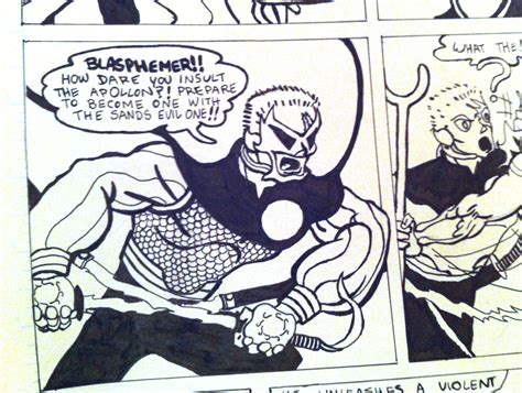 Embarrassing Teenage Comic Book Art – Ian Daniel Stewart