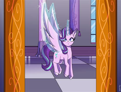 Princess Starlight glimmer flying in the hall by Celes-969 on DeviantArt