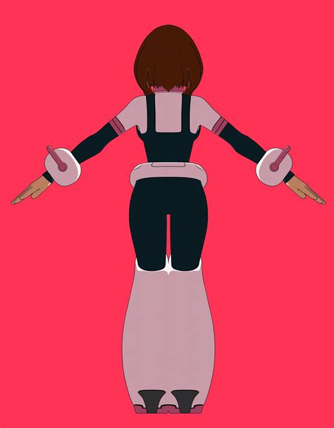 3D model Ochako Uraraka - My Hero Academia Anime - Blender VR / AR / low-poly | CGTrader