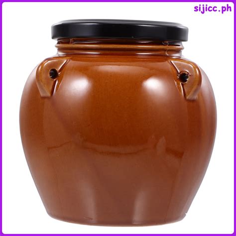 Kimchi Altar Jars Labels Ceramic Food Container Home Storage Pot Jam