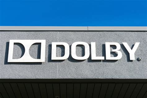 Dolby Laboratories Sign and Logo at Silicon Valley Campus. Dolby ...