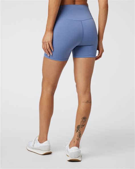 Vuori AllTheFeels Short | Blue Quartz Biker Shorts | Vuori