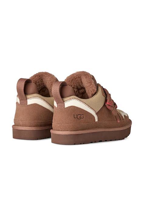 ugg sneakersy lowmel damskie kolor brazowy ryk answearcom
