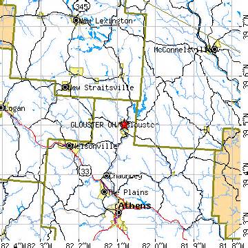 Glouster, Ohio (OH) ~ population data, races, housing & economy