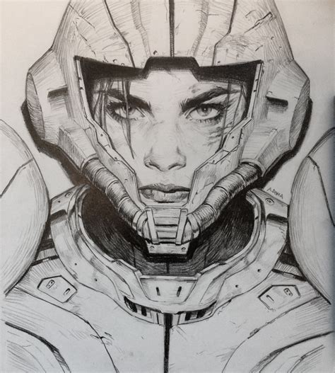 samus aran (metroid and 1 more) drawn by andrew_domachowski | Danbooru