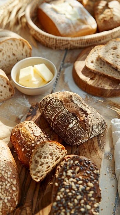 artisan bread assortment photo bread artisan bakery