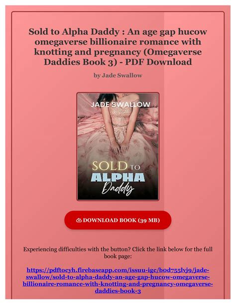 EBOOK Sold to Alpha Daddy : An age gap hucow omegaverse billionaire