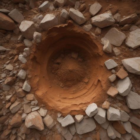 premium photo hole  ground