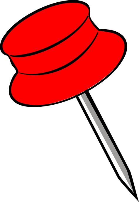 Download free photo of Pin,red pin,pushpin,thumbtack,office supplies ...