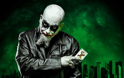 Обои dark, Joker, джокер, карта, город для рабочего стола - раздел Фэнтези