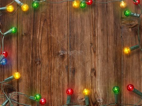 Christmas Light Powerpoint Backgrounds