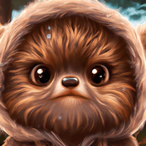 Cute Adorable Christmas Ewok Kawaii Cute Graphic · Creative Fabrica