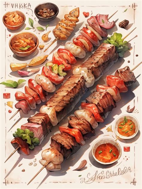 how to draw a food