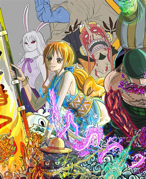 ArtStation - OnePiece _ FanArt #5 _ Nami (ft Zeus)