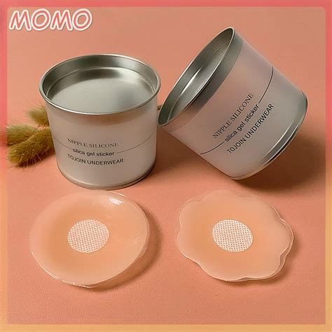 MOMO Women Anti-dew Point Nipple Silicone Nipple Seamless Silicone ...
