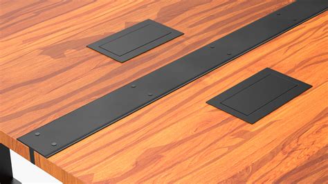 Conference Table with Power Outlets Set 3D Model $29 - .3ds .blend .c4d ...