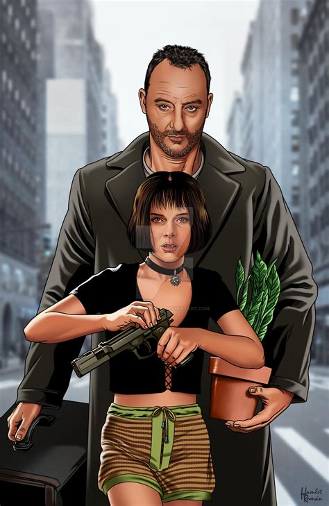 Mathilda and Leon - The Professional by hamletroman on DeviantArt