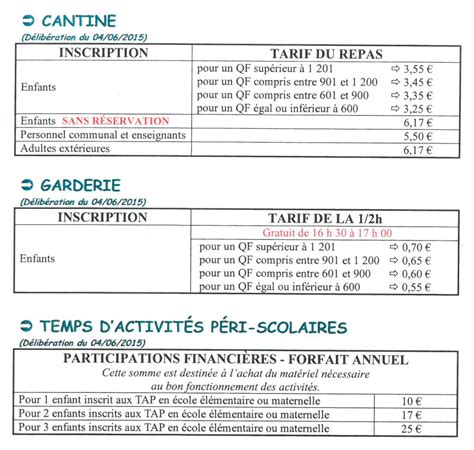 cantine scolaireportail familles mairie de saint clair de la
