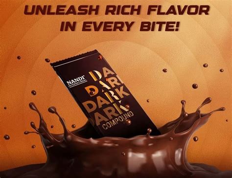 nandi dark compound chocolate  gm slab   kg  kolkata