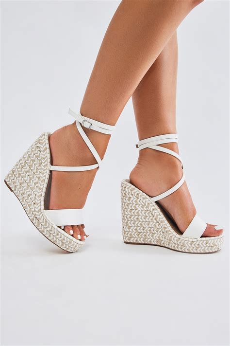 Just What You Need Wedges - White | Fashion Nova