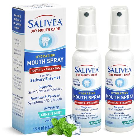 Salivea Dry Mouth Spray Pack of 2 : Amazon.ca: Health & Personal Care