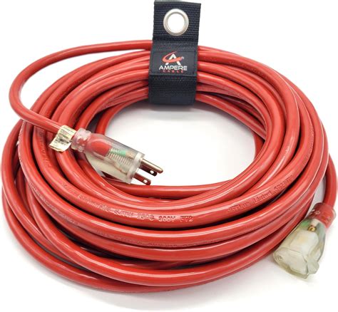 Amazon.com: 50 ft - 12 Gauge Extension Cord Outdoor - Made in USA