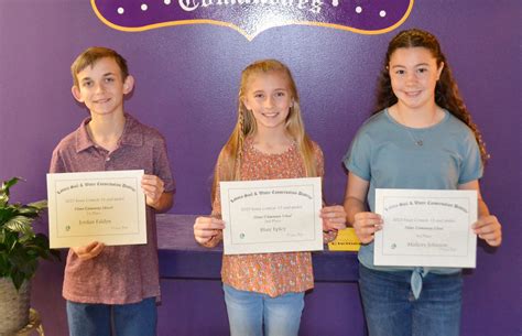 Lavaca Soil and Water Conservation contest winners | Lavaca County Today