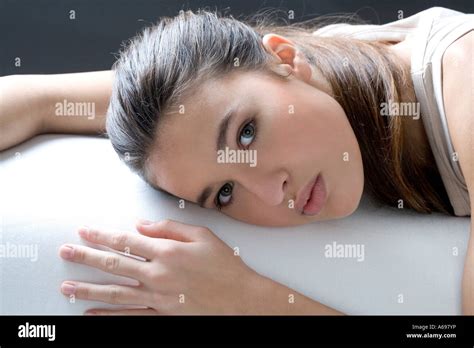 young woman dreaming Stock Photo - Alamy