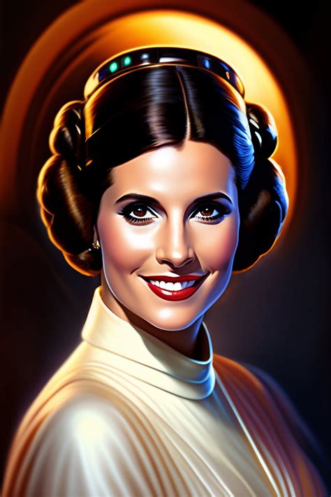 Lexica Portrait Of Princess Leia Star Wars Smiling Taking A