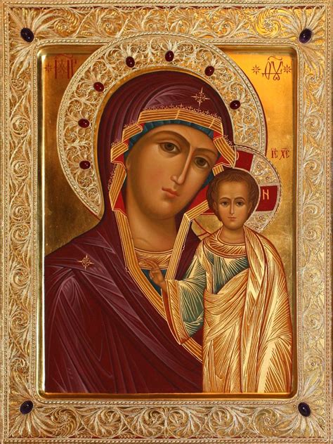 Икона Казанской Божьей Матери | Architecture art design, Iconography ...