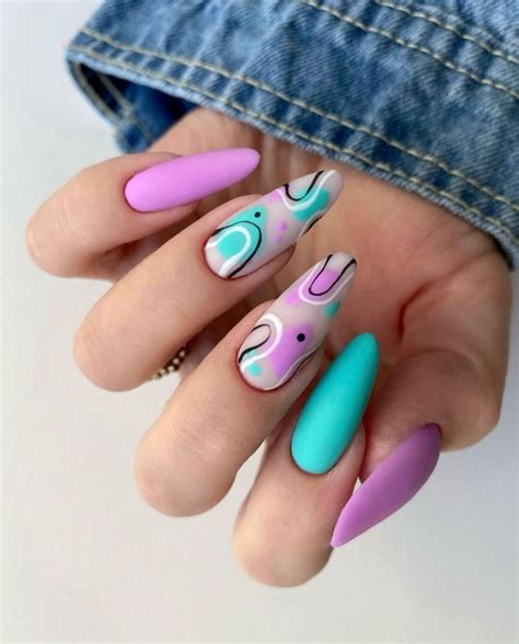 funny nails | Gel nails, Stylish nails, Long nails