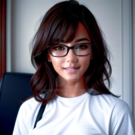 Hot Nerd Girl by WORLDOFAI on DeviantArt