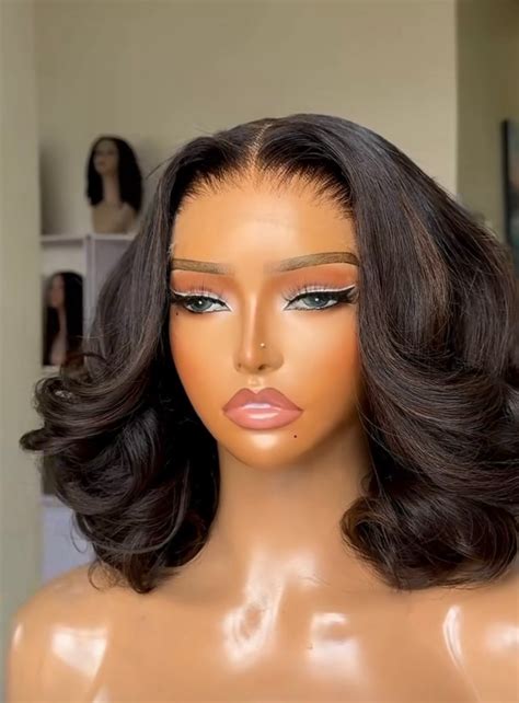 Brown Layered Bob – Mapia Hair