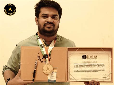maximum category awards received   film india book  records
