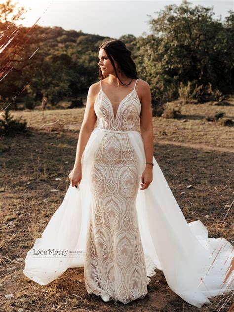 Western Lace Wedding Dresses SUFUTOP Women's Western Wedding Dress
