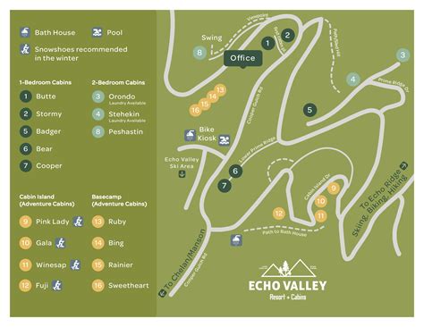 Resort Map — Echo Valley Resort & Cabins