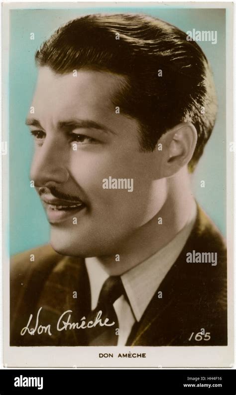 American Film Actor - Don Ameche Stock Photo - Alamy