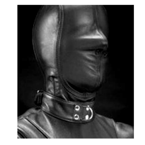 Deprivation Hood Bondage Gimp Hood BDSM Kink Gear Slave Hood BDSM Hood