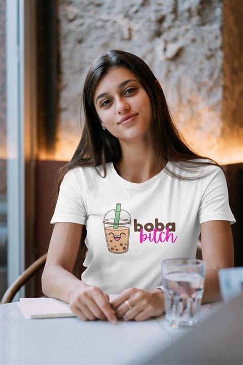 Boba Bitch Shirt Bubble Tea Boba Milk Tea Boba Tea Thai Tee Bubble Tea