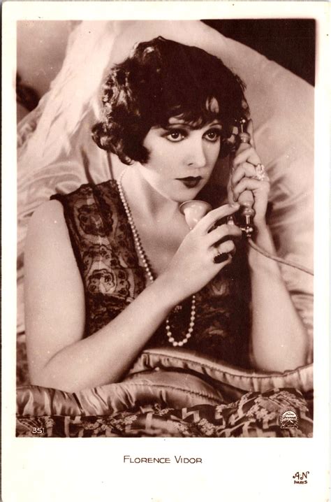 FLORENCE VIDOR : SILENT FILM ACTRESS : WIFE OF FILM DIRECTOR KING VIDOR