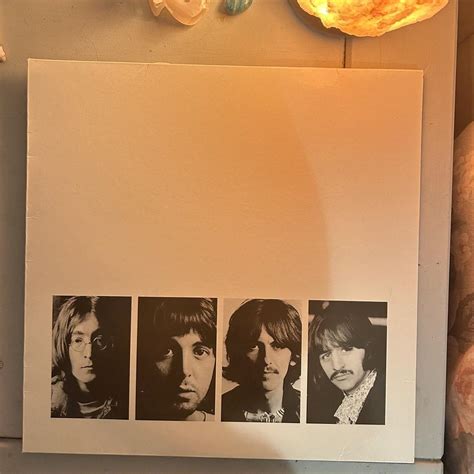 beatles white album white unplugged album good depop