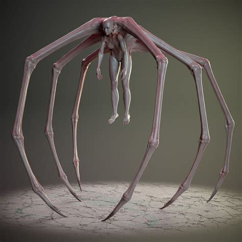 Spider Woman Creature, SELÇUK KAYA | Scary art, Creature concept art