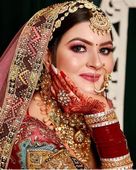 indian wedding  instagram beautiful bride makeupartist