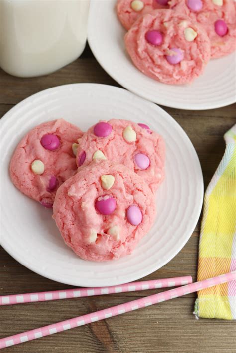 Strawberry Cake Mix Cookies | Make Cookies Using Cake Mix - {Not Quite ...