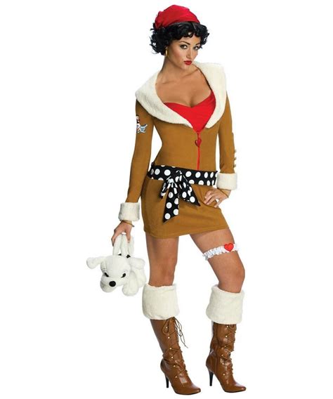 Adult Betty Boop Aviator Betty Rubble Costume