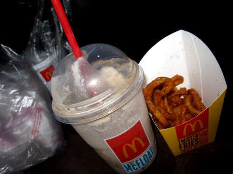 nishey love  mcdo twister fries  icy chocolate float