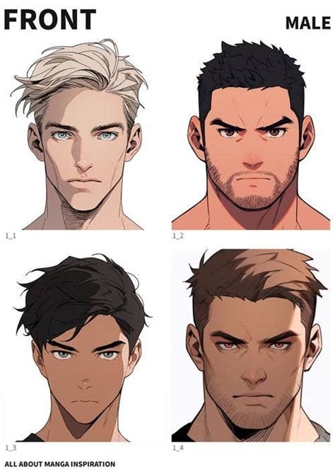 how to draw facial hair anime